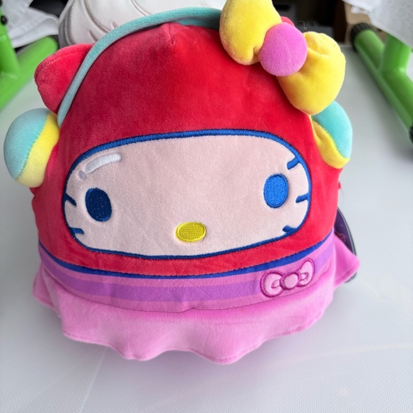 Hello Kitty Other - NWT Squishmallows Pink Hello Kitty Kawaii Arcade Sz 8 Plush Easter Kelly Toys